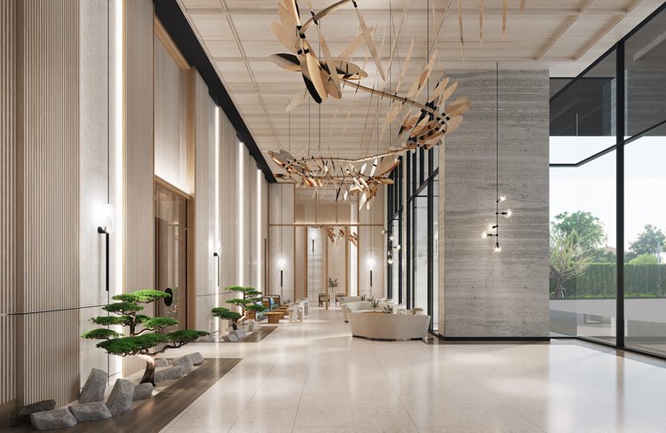 Skypark Lucean — ground floor lobby