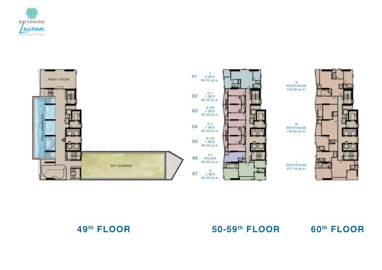 3 Bedroom & Penthouse